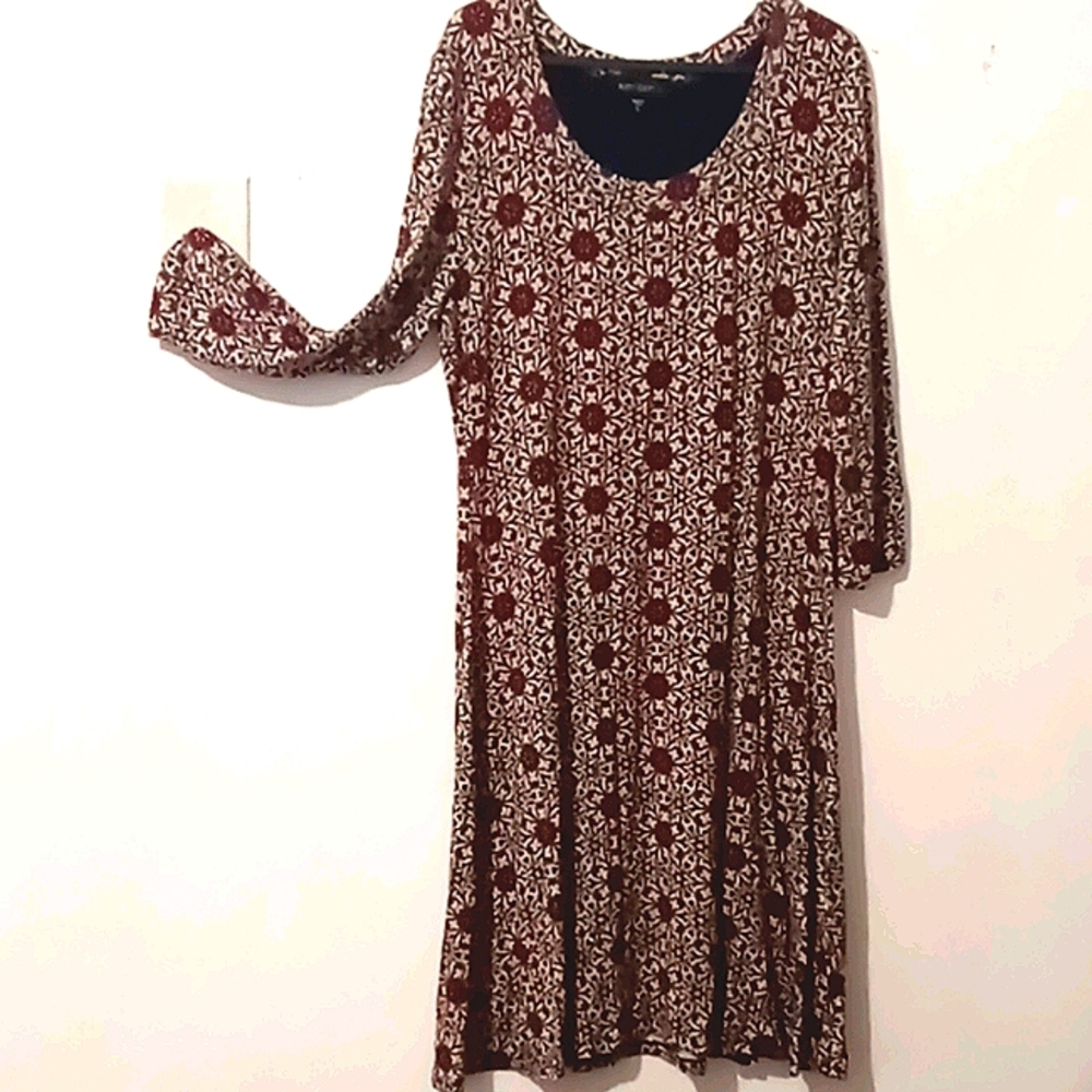 Karen Kane floral dress large - Picture 3 of 11